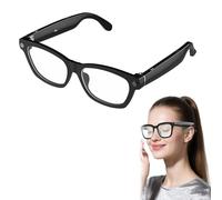 Générique Nessthub Smart Glasses, Nessthub Smart Wireless Headphone Glasses, Video Recording, Music Playback, Hands-Free Calling, for Home/Office/Outdoor (Style E)