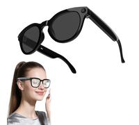Générique Nessthub Smart Glasses, Nessthub Smart Wireless Headphone Glasses, Video Recording, Music Playback, Hands-Free Calling, for Home/Office/Outdoor (Style D)