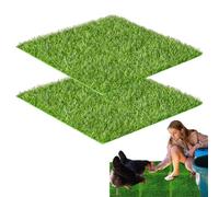 Générique Nesting Pads Chicken Coop, Artificial Grass Nest Mats, Reusable Nest Floor Covering, Egg Laying Hens Chicks Roosting, Easy-Clean Pad for Backyard Garden Poultry Setup