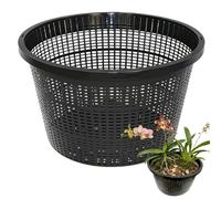 Générique Net Pots Hydroponic, Reusable Plant Cups, Heavy Duty Grow Basket, Weather Resistant Support Aquatic Root System for Orchid Vegetable Flower Bonsai Tomato Gardening Use Kit Grow Setup