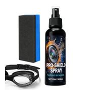 Générique Nettoyage de Verres,Solution Liquide Anti-Buée 120 ML - Spray Nettoyant Lunettes,pour Sports, Piscine, Miroirs, Écrans et Déplacements