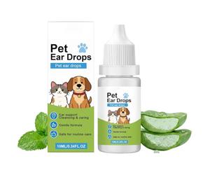 Générique Nettoyant auriculaire pour Les Chats Gouttes Anti-Cérumen 10ml