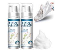 Générique Nettoyant Chaussure, 2025 Nouveau Mousse de Nettoyant Chaussure Portable Exempt de Rinçage Nettoyant Sneakers - 200 ml - Baskets Cleaner pour Cuir, Toile, Daim (2)