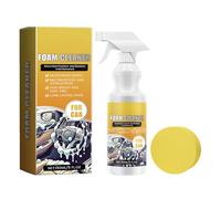Générique Nettoyant Intérieur Véhicule | 150ML Spray Détailant Doux - avec Éponge Nettoyant Mousse Intérieur Véhicule - pour Tapis, Tissu D'ameublement, Tissu Maison, SUV, Tracteur, Remorque,