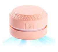 Générique Nettoyeur de Bureau Mini Compact | Robot Nettoyeur Petite Balayette | Appareil Silencieux avec Rotation à 360 Degrés et Brosse pour Poils d'animaux, Miettes, Fenêtre, Clavier, Salle