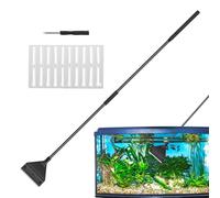 Générique Nettoyeur pour Aquariums en Verre | Manche Longue pour Nettoyage D'aquarium - Outil Raclette Multifonction Cuisine Étangs Terrariums
