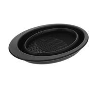 Générique Nettoyeur pour Pinceaux de Maquillage en Silicone Noir Tapis et Bol de Nettoyage Compact, Outil Polyvalent pour Brosses, Éponges et Accessoires de Beauté, Facile à Nettoyer