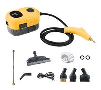 Générique Nettoyeur Vapeur Haute Pression 2500 W, Machine De Nettoyage Multifonctionnelle Portative, Réservoir Deau De Grande Capacité De 1100 ML, Vapeur Rapide De 15 Secondes (Yellow)
