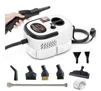Générique Nettoyeur Vapeur Haute Pression, Nettoyeur Vapeur Portatif 2500w, Vapeur Haute Température 105°c, Nettoyage Domestique Multifonctionnel, Grand Réservoir Deau 1200ml (White)