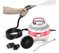 Générique Nettoyeur Vapeur Portatif, Nettoyeur Vapeur Haute Pression 1500w, 6 Vitesses Réglables, Nettoyage en Profondeur à Haute Température (Pink)
