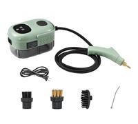 Générique Nettoyeur Vapeur Portatif, Vapeur Haute Pression 2500 W, Réservoir Deau De Grande Capacité 1100 ML, 6 Niveaux De Débit De Vapeur Réglable, Nettoyage De Voiture à Domicile (Green)