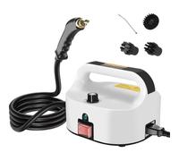 Générique Nettoyeur Vapeur Portatif, Vapeur Haute Pression 4,5 Bars, Chauffage Rapide en 15 Secondes, Nettoyage De Surface Multifonctionnel (Black and White)