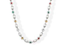 Générique New 2026 Elegant Imitation Pearl Beads Chain Necklace For Women Luxury Fashion Elegant Imitation Pearl Beads Chain Necklaces Women Trendy Necklace Gift for Her (Slivery)