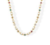 Générique New 2026 Elegant Imitation Pearl Beads Chain Necklace For Women Luxury Fashion Elegant Imitation Pearl Beads Chain Necklaces Women Trendy Necklace Gift for Her (Gold)