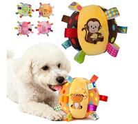 Générique New Colorful Squeaky Hanging Dog Training Toy, Interactive Squeaky Hanging Dog Toy, Interactive Squeaky Play Ball for Pet (Monkey)