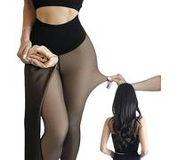 Générique New Compression Band & One Seam Option, The Original Magic Fleece Lined Leggings, Women's Thermal Leggings (Light,XS/S)