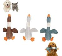 Générique New Indestructible Robust Duck Dog Toy - Heavy Duty Plush for Aggressive & Extreme Chewers, Long-Lasting Stitching for All Dog Sizes (3pcs)