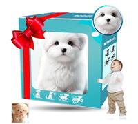 Générique New Robot Dog, AI Robotic Dog, My Realistic Robot Puppy That Acts Like a Real Puppy,for Adults,Walking, Barking, Tail Wagging, for Pet (A4)