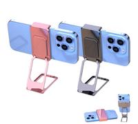 Générique New Upgraded Back Clip Type 360° Folding Bracket, Keepholdon Fully Adjustable Foldable Desktop Phone Holder Cradle Dock (Style-A+B(2 PCS))