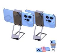Générique New Upgraded Back Clip Type 360° Folding Bracket, Keepholdon Fully Adjustable Foldable Desktop Phone Holder Cradle Dock (Style-B(2 PCS))