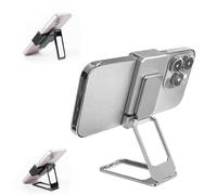 Générique New Upgraded Back Clip Type 360 Folding Bracket, Travel Cell Phone Stand, Back Clip Foldable for Phone Back Grip Compatible with All Types Smartphones(Ash)