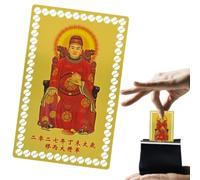 Générique New Year 2027 Tai Sui Card | Slim Metal Portable Home Decor | Slim Home Decor for Harmony, Prosperity, Happiness, Wealth & Health