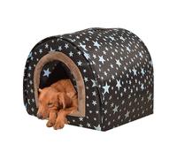 Générique Niche Chaude pour Chien pour l'hiver | Maison d'hiver pour | Animaux de Compagnie - Maison d'hiver pour Animaux de Compagnie par Temps Froid de Porte en Tissu Flexible détachable Lavable