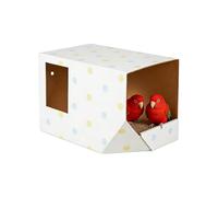 Générique Nichoir,Abri pour Animaux De Compagnie en Papier Ondulé Mâchable | Nid d'Élevage pour Oiseaux,pour Canaris Perruches Calopsittes Inséparables Conures pour Se Reposer Se