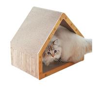 Générique Nid à gratter en Carton ondulé pour Chat à Grain de Bois