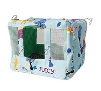 Générique Nid Cage de Parrot, Tente de hamac à Oiseaux | House de Grotte de Perroquet Respirant avec Pad Cool - Crotte Animale en Tissu imperméable pour la Perruche Pochette à Poche Africain Gris