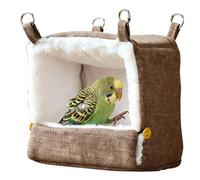 Générique Nid Chauffant - Perruches Et Oiseaux USB, 5 Niveaux De Température Réglables, Doublure Épaisse Chaud, Cabane Hamac Hivernal pour Cage, Petit Animal, Intérieur Extérieur