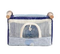 Générique Nid de Cage à Oiseaux - Maison à Suspendre pour perroquets, matériau Doux et Respirant avec Cloche, abri pour Petits Animaux | Favorise Le Jeu de Repos pour calopsittes, perruches, insépar
