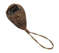 Générique Nid Doiseau Élégant en Rotin Tressé Accessoire Photo en Paille Décoration de Nid Doiseau pour Ornement de Jardin pour