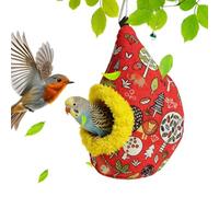 Générique Nid d'Oiseau pour Cage,Couchette de Nuit pour Perruche | Maison d'Oiseau Chaude d'hiver | Convient à la Maison, au Lit d'hiver, à l'Inséparable, Calopsitte, Conure, Canari, Chardonneret