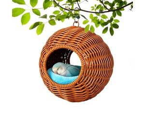 Générique Nid Perruches - Literie Lavable Et Respirante - Lit Maison Cabane Perruche | pour Inséparables Et Pinsons Literie Salon Maison Intérieur Extérieur Volière Jardin