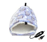 Générique Nid pour Cage | Température Réglable Hamac en Peluche Confort - Chauffe-Nid pour Oiseaux,pour Perroquets Perruches et Canaris Ponte Reproduction et Repos