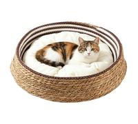 Générique Nid pour Chat | Rembourré Résistant aux Griffures Toutes Saisons - Lit Chat en Corde de Coton tressée | Convient aux Petites Grandes Races Repos Jeu Salon Chambre Balcon