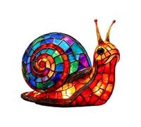 Générique Night Lamp - Retro Resin Animal Art Ornament, Rainbow Fish Deer Cactus Turtle Snail Soft Glow | USB Powered Creative LED Light for Students Bedroom Living Room and Home Apartment Use