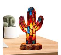 Générique Night Lamp - Retro Resin Animal Art Ornament, Rainbow Fish Deer Cactus Turtle Snail Soft Glow | USB Powered Creative LED Light for Students Bedroom Living Room and Home Apartment Use