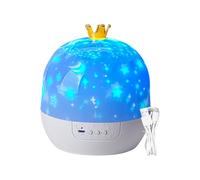 Générique Night Sky Projector Lamp - Calming Night Light for Kids Bedroom | Multicolor LED Star Projector with Adjustable Rotation, Relaxing Sleep Companion for and Children, Easy Use Portable