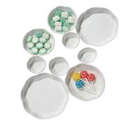 Générique Nine Grid Decorative Tray | Round Serving Bowl Cluster, Exquisite Serving Dish, Elegant Home Accent, Party Entertaining Display For Guests Wedding Home Decor