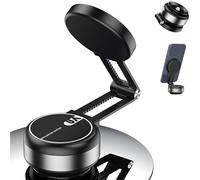 Générique Nixiveofficial Magnetic Phone Holder, Nixie Phone Holder, Nixie Maggrip Pro 360 2.0, Nixiveofficial N’Go 360 Pro Automatic Strong Adhesion One-Click Removal (Silver)