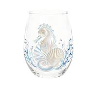 Générique No Stem Wine Glasses - 400ml Sea-Themed Novelty Glassware
