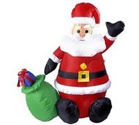 Générique - no2522 - père noel gonflable lumineux - 122 cm intérieur G