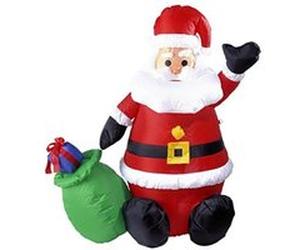 Générique - no2522 - père noel gonflable lumineux - 122 cm intérieur G