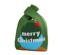 Générique Noël en tricot sacs à main femmes noeud poignet sac décontracté petit sac fourre-tout filles sacs à provisions réutilisables nouvel an sacs cadeaux de Noël