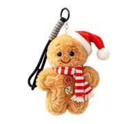 Générique Noël Peluche Mignonne Décoration Chaussette D'épice en Peluche | Pendentif Sapin De Noël Pour Fête de Thanksgiving, Bureau, Maison, Chambre, École, Appartement, Extérieur,