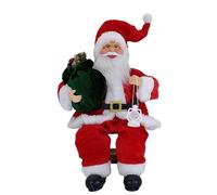 Générique Noël Père Noël Assis | Décoration de Figurine de en Peluche