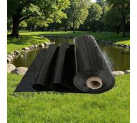 Générique Noir Bache pour Bassin Exterieur 3x3.0m 3x5.5m 4x6m 5x5m 6x7m Revêtement D'étang HDPE Bâches Souples pour D'étang, Doublure à Membrane préformée pour Jardinage de Piscine(8.5x12m)