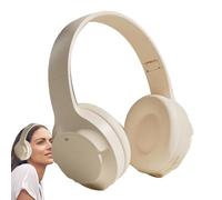Générique Noise Cancelling Headphones, Foldable Over Ear Wireless Headphones with Deep Bass, Comfortable Over Head Headset with, Built-in, Perfect for Travel, Work, Study, Women, Men